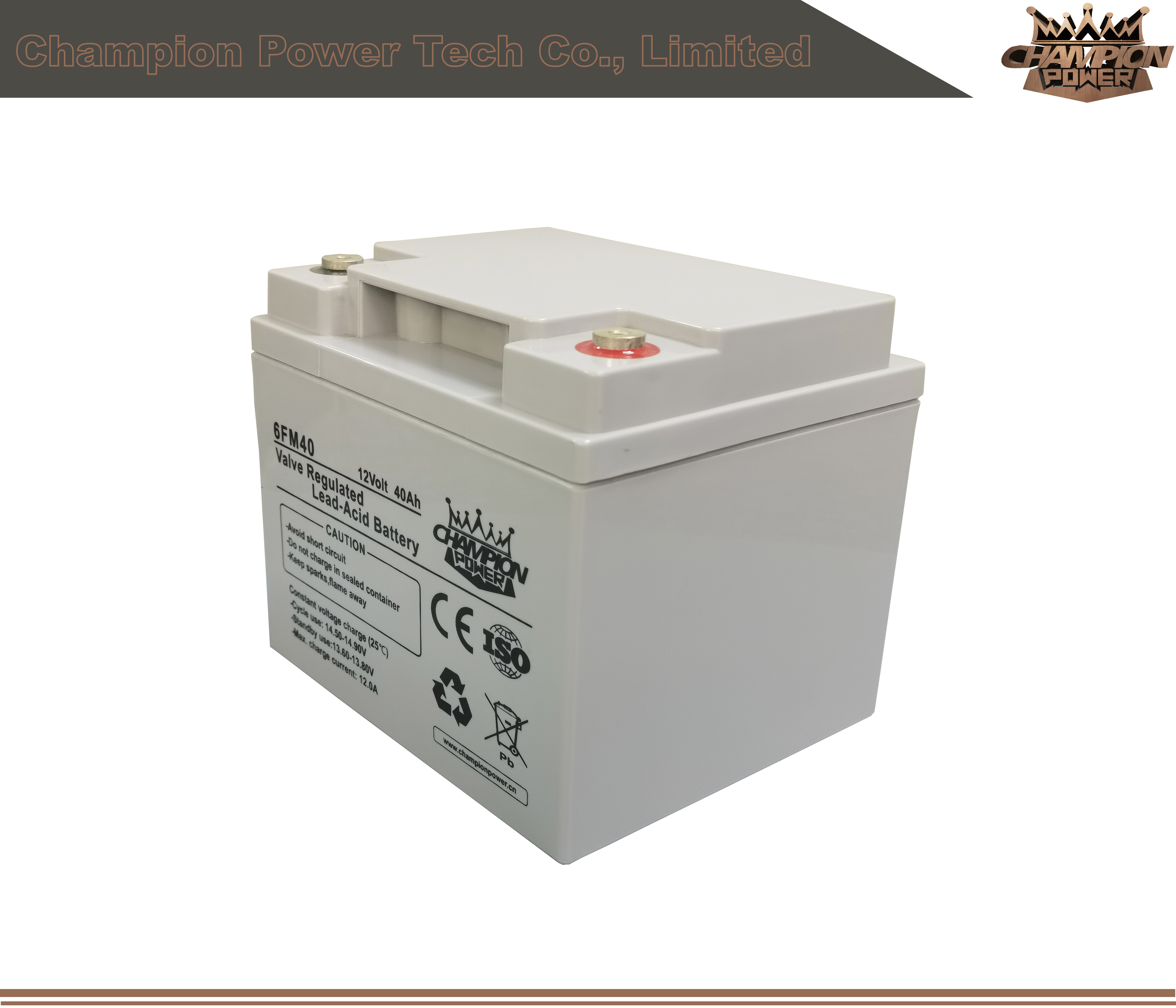 Batterie AGM 6FM40 12V40AH