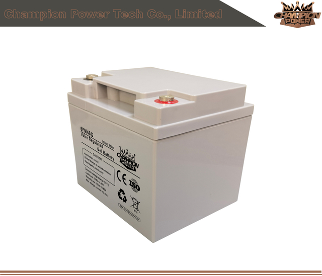 Batterie de gel 6FM45G 12V45AH