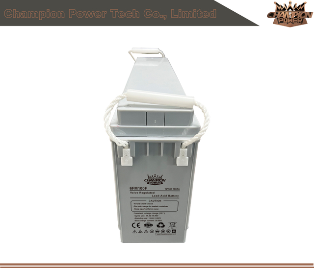 Batterie de borne avant de 6FM100F 12V100AH