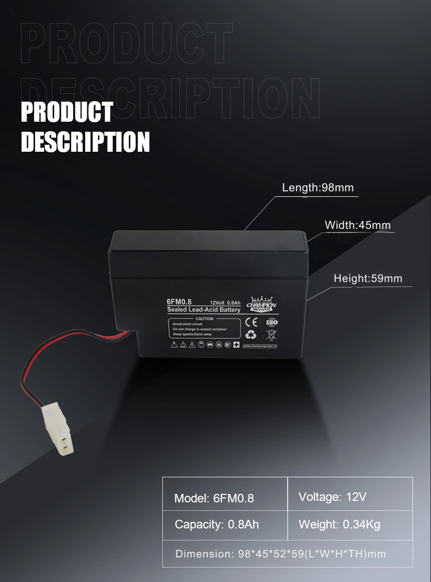 Batterie AGM 12V0.8AH