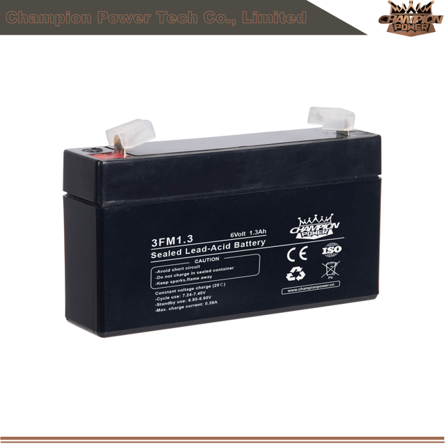 3FM1.3 Batterie AGM 6V1.3AH