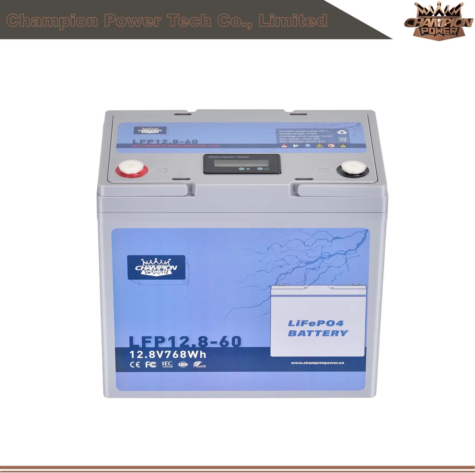Batterie LFP12.8-60 12V60AH LIFEPO4