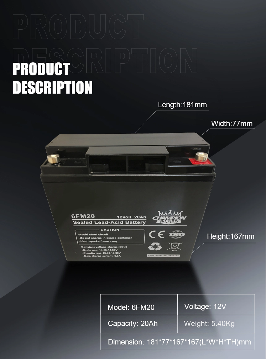 Batterie AGM 12V20AH