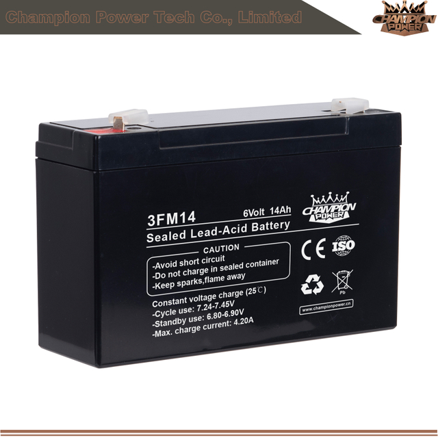 Batterie AGM 3FM14 6V14AH