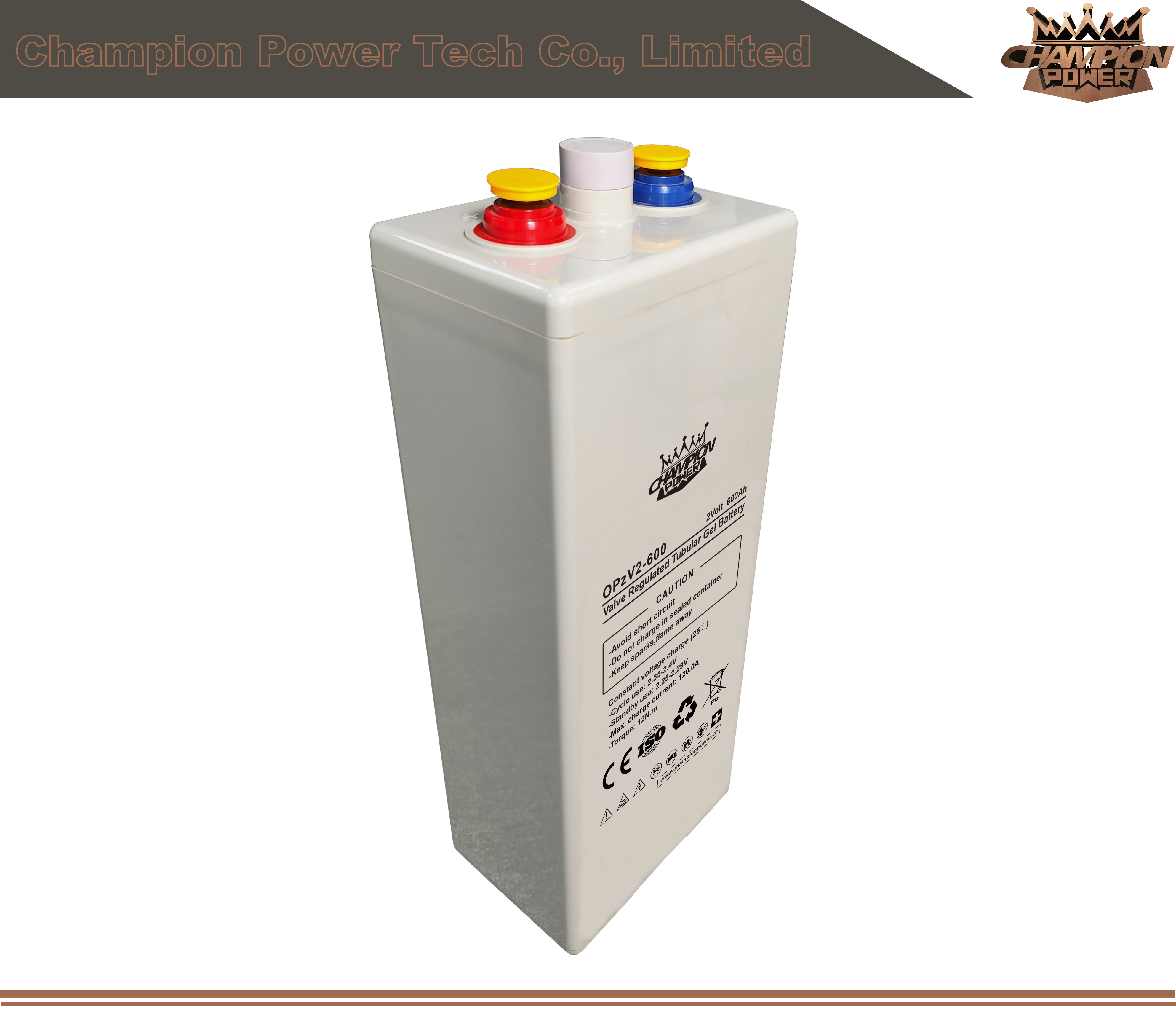 OPZV2-600 2V600AH BATTERIE OPZV