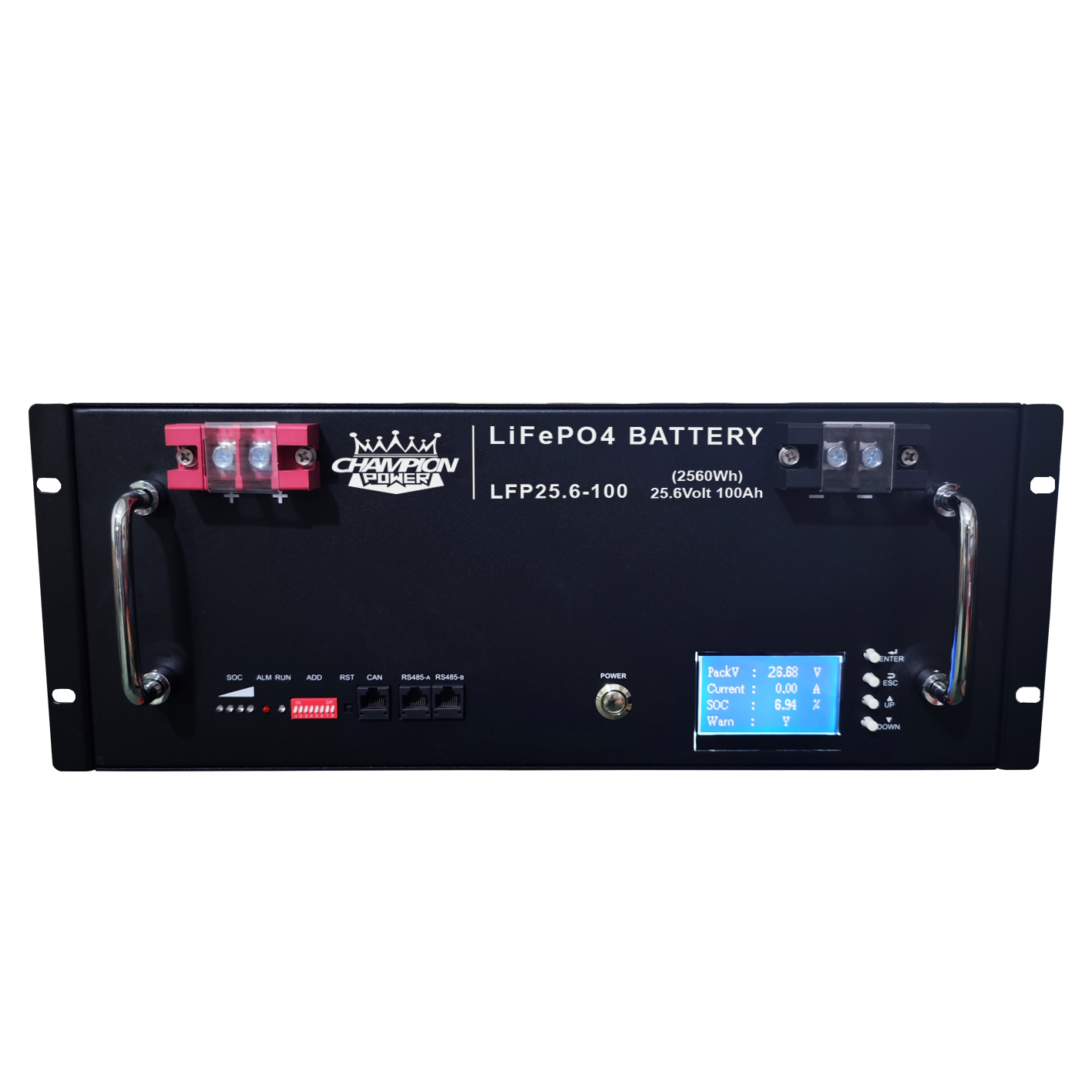LFP25.6-100 25.6V100AH Batterie montée sur rack