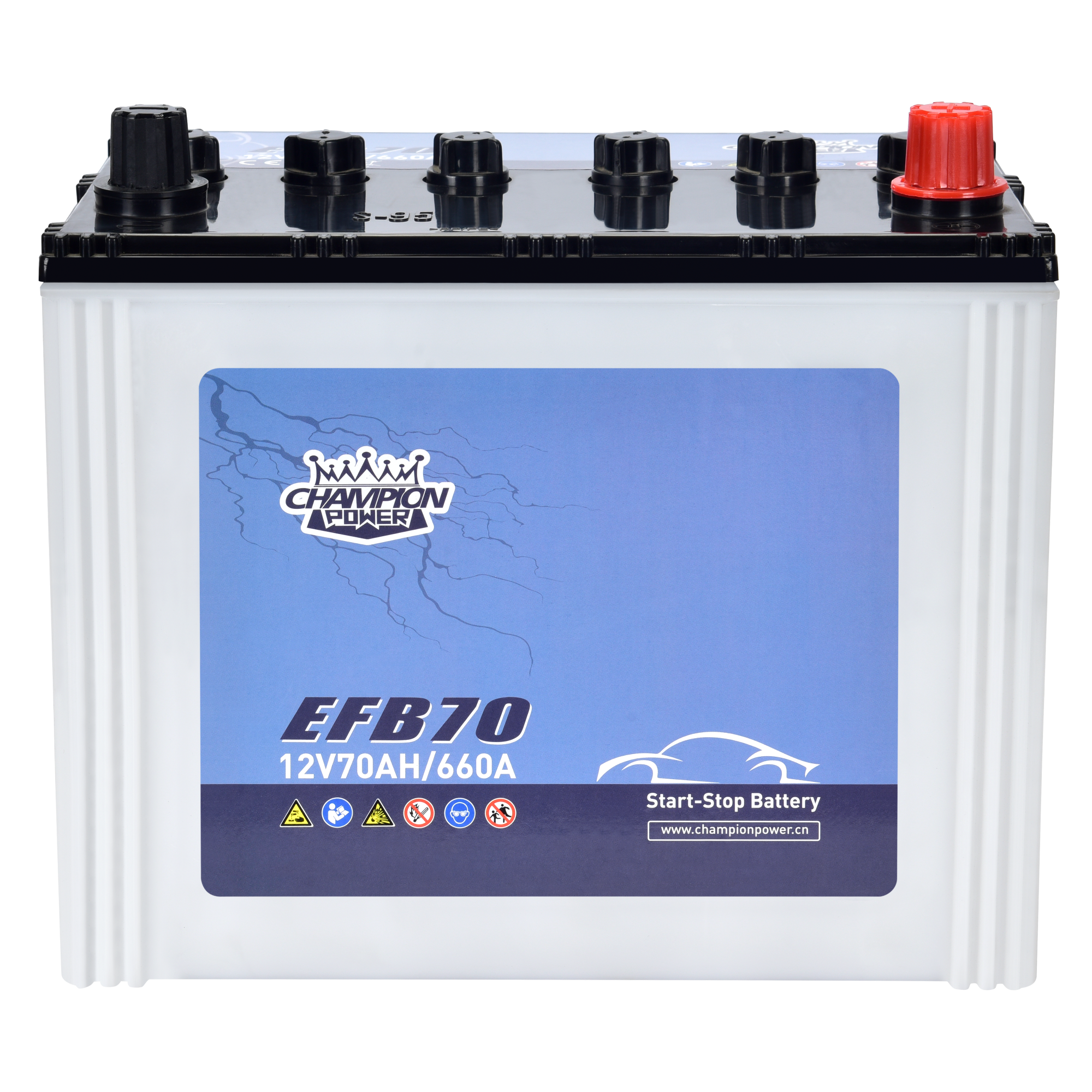 Batterie EFB70 12V70AH EFB (260 * 172 * 230)