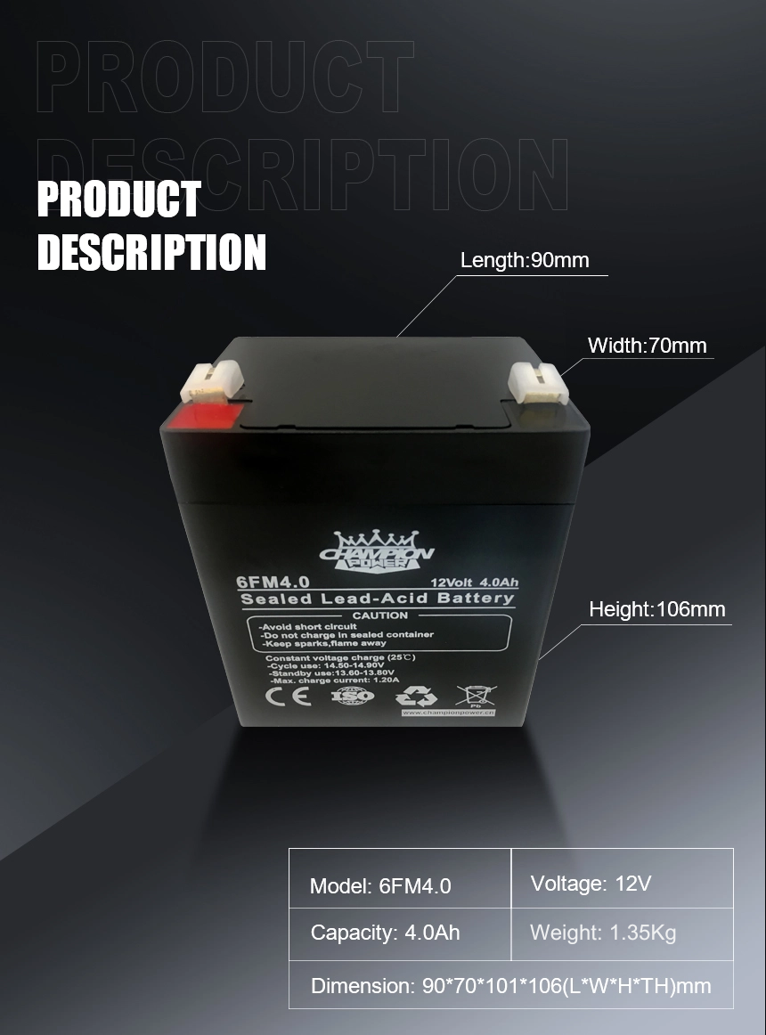 Batterie AGM 12V4.0AH