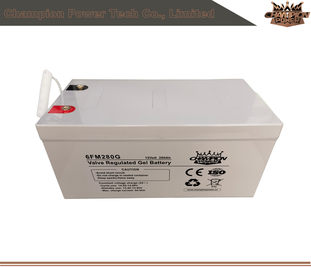 Batterie en gel 6FM280G 12V280AH