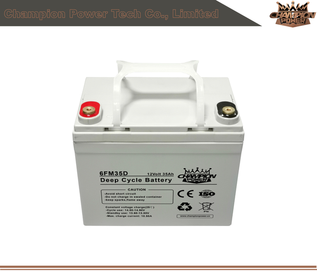 6FM35D 12V35AH Batterie à cycle profond