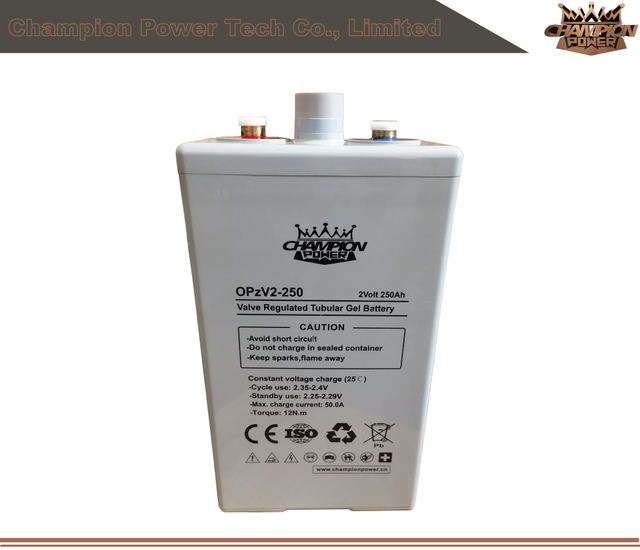 OPZV2-250 2V250AH BATTERIE OPZV