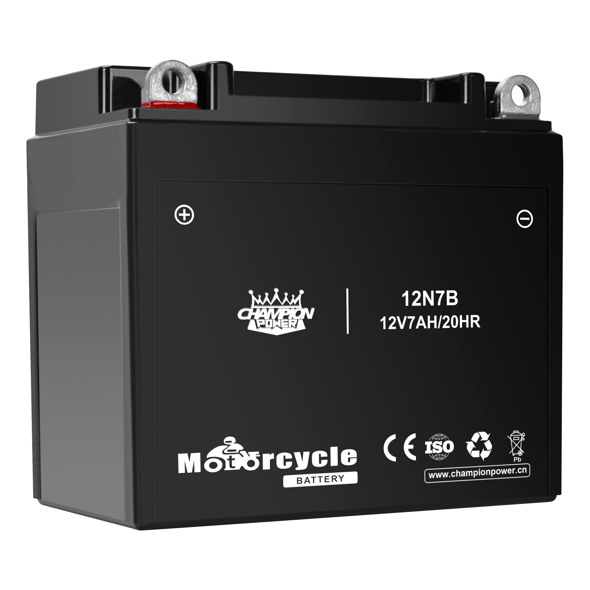 Batterie de moto 12N7B 12V7AH 146 mm * 59 mm * 127 mm