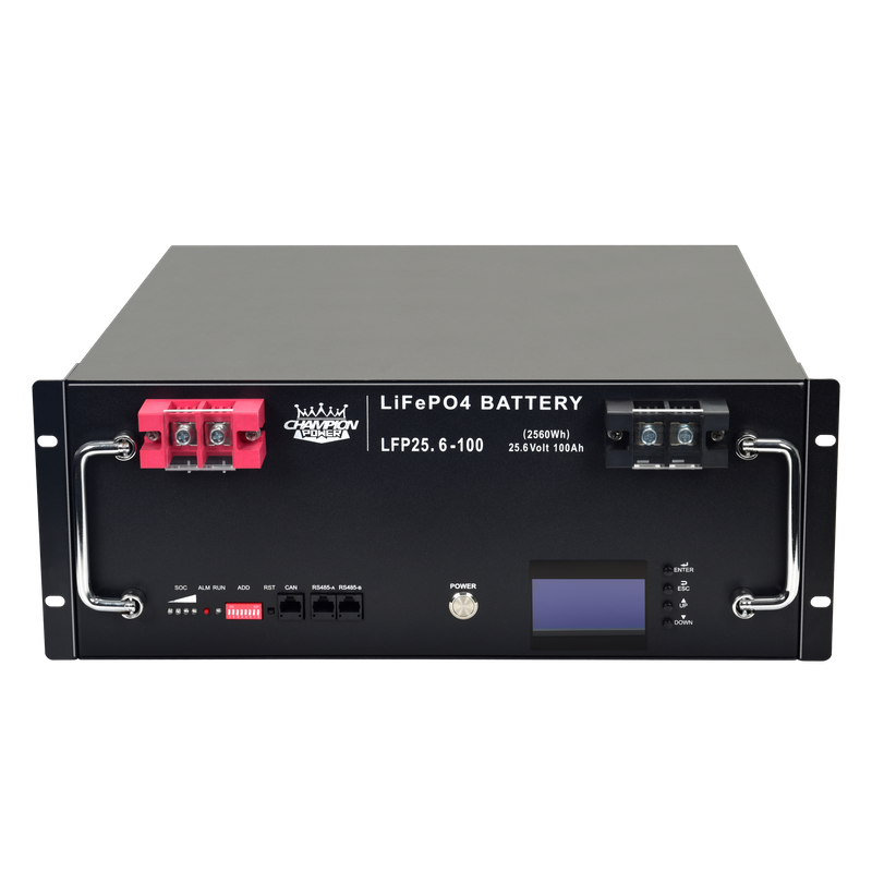 LFP25.6-100 25.6V100AH Batterie montée sur rack