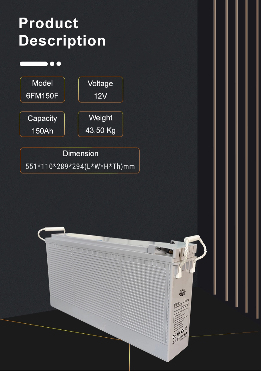 Batterie de borne avant 12V150AH