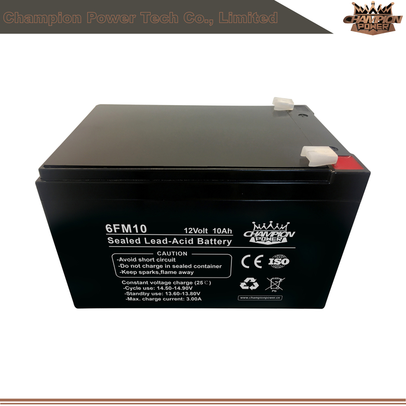 Batterie VRLA de 12V10AH pour l'alimentation d'urgence d'ascenseur