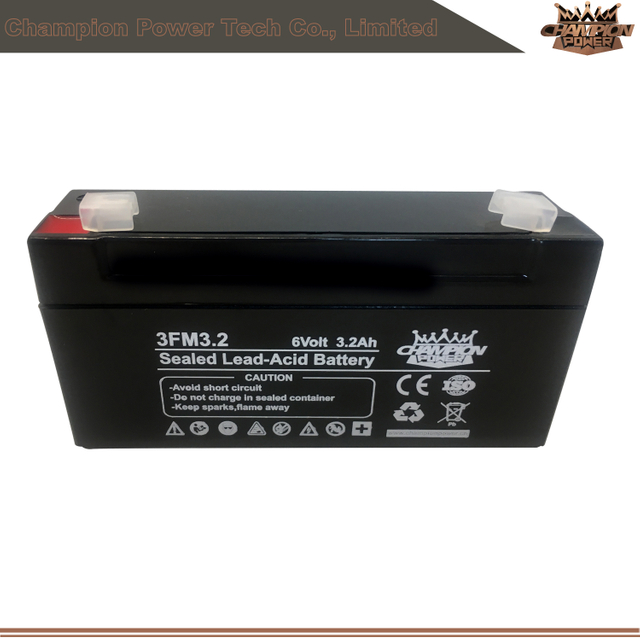 3FM3.2 Batterie AGM 6V3.2AH