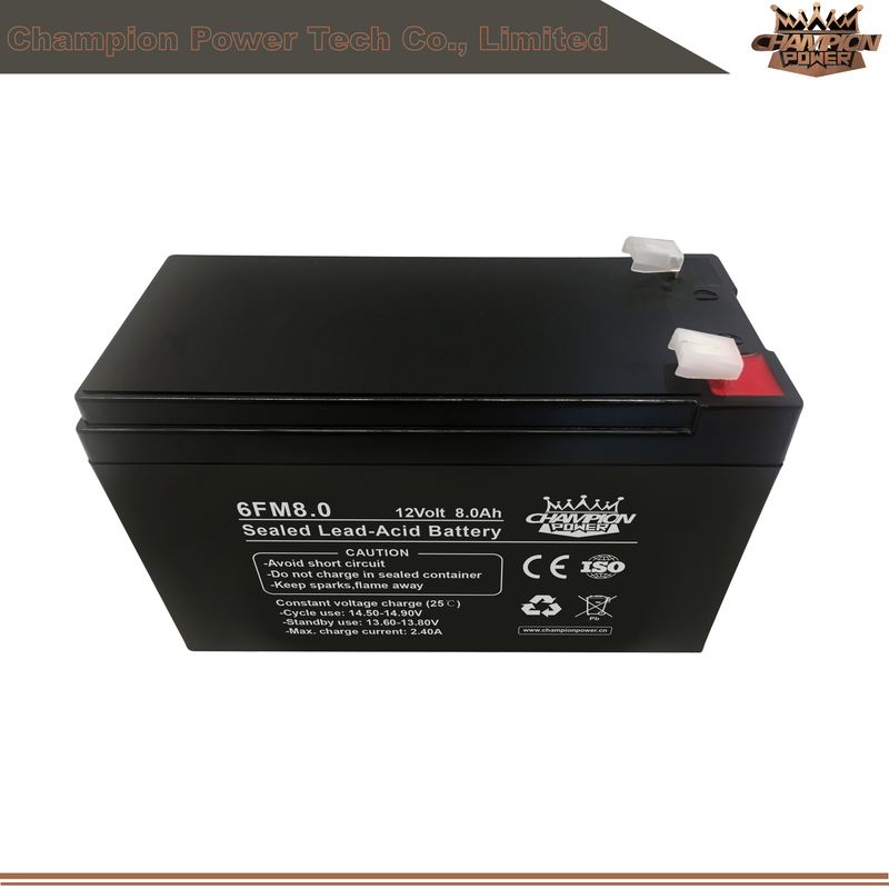 Batterie VRLA 12V8AH pour la lumière d'urgence solaire