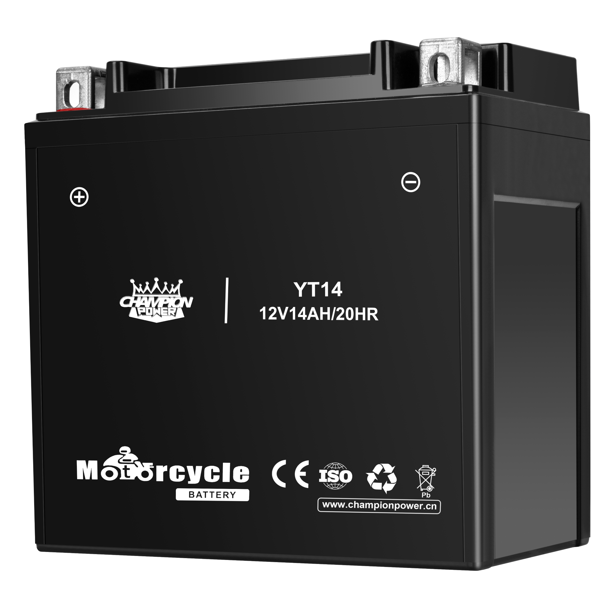 Batterie de moto YT14B 12V14AH