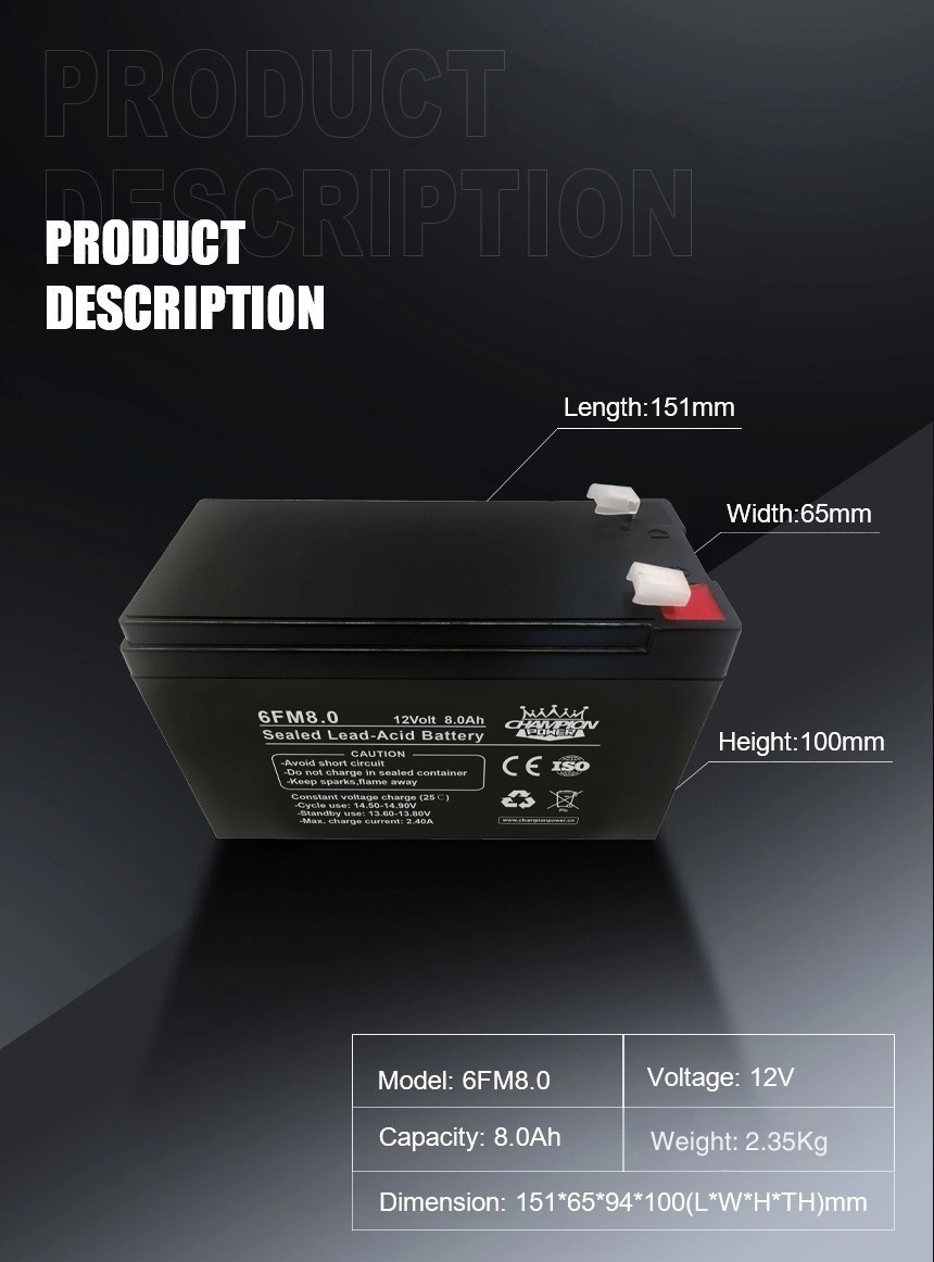 Batterie AGM 12V8AH
