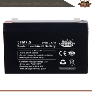 3FM7.5 Batterie AGM 6V7.5AH
