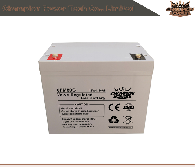 Batterie en gel 6FM80G 12V80AH