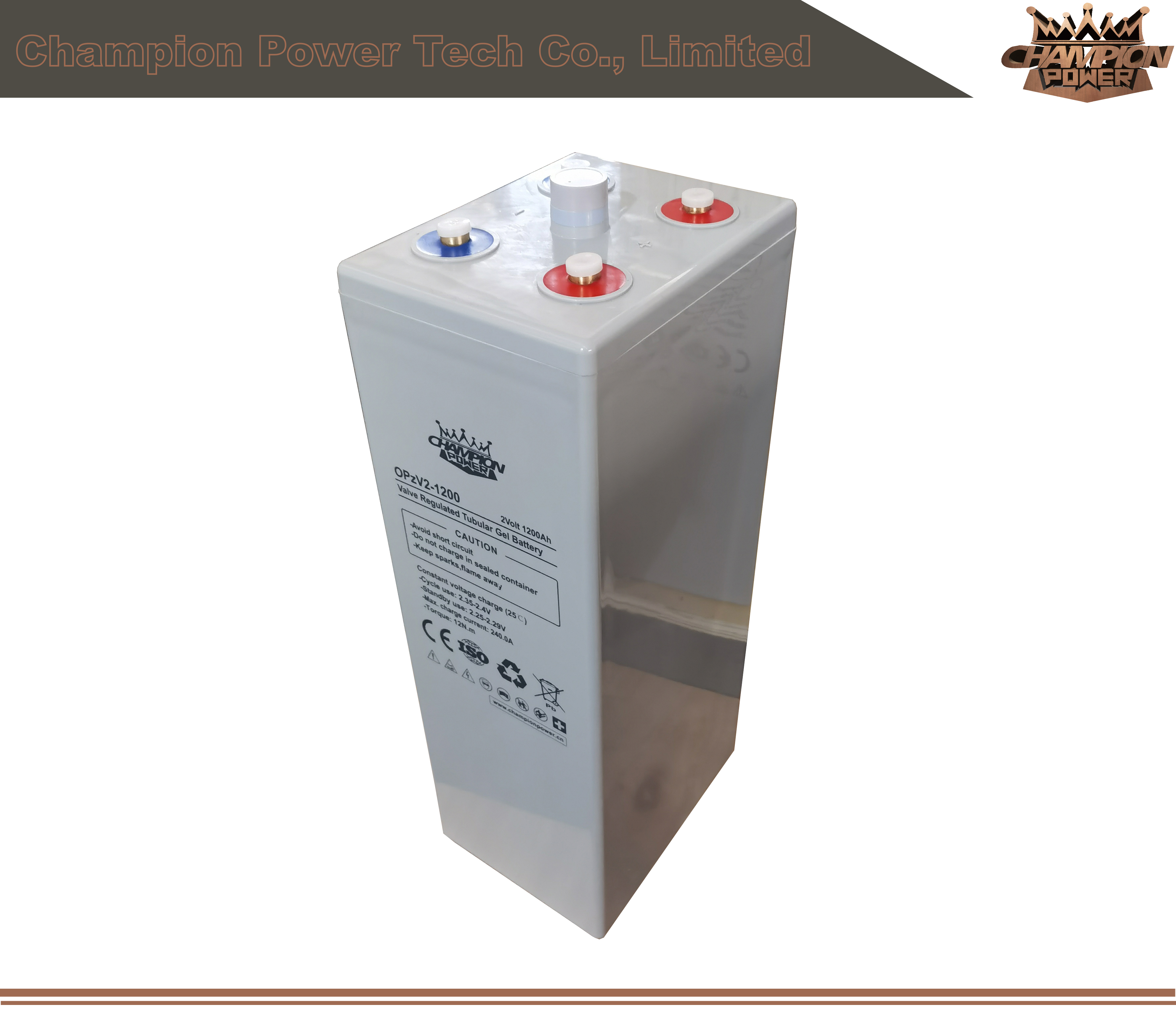 OPZV2-1200 2V1200AH BATTERIE OPZV