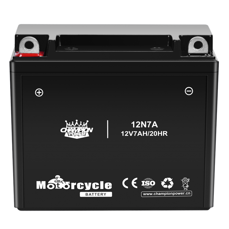 Batterie de moto 12N7A 12V7AH 136 mm * 76 mm * 126 mm