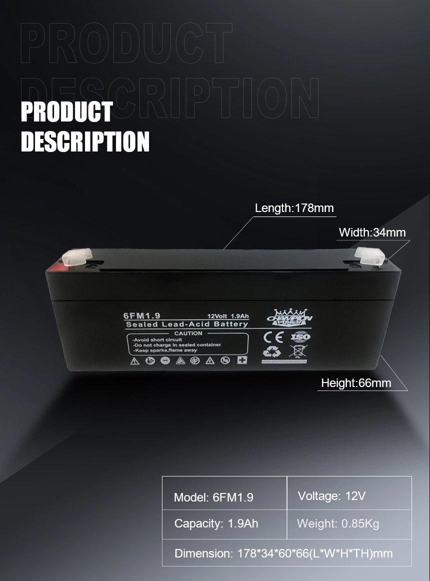 Batterie AGM 12V1.9AH