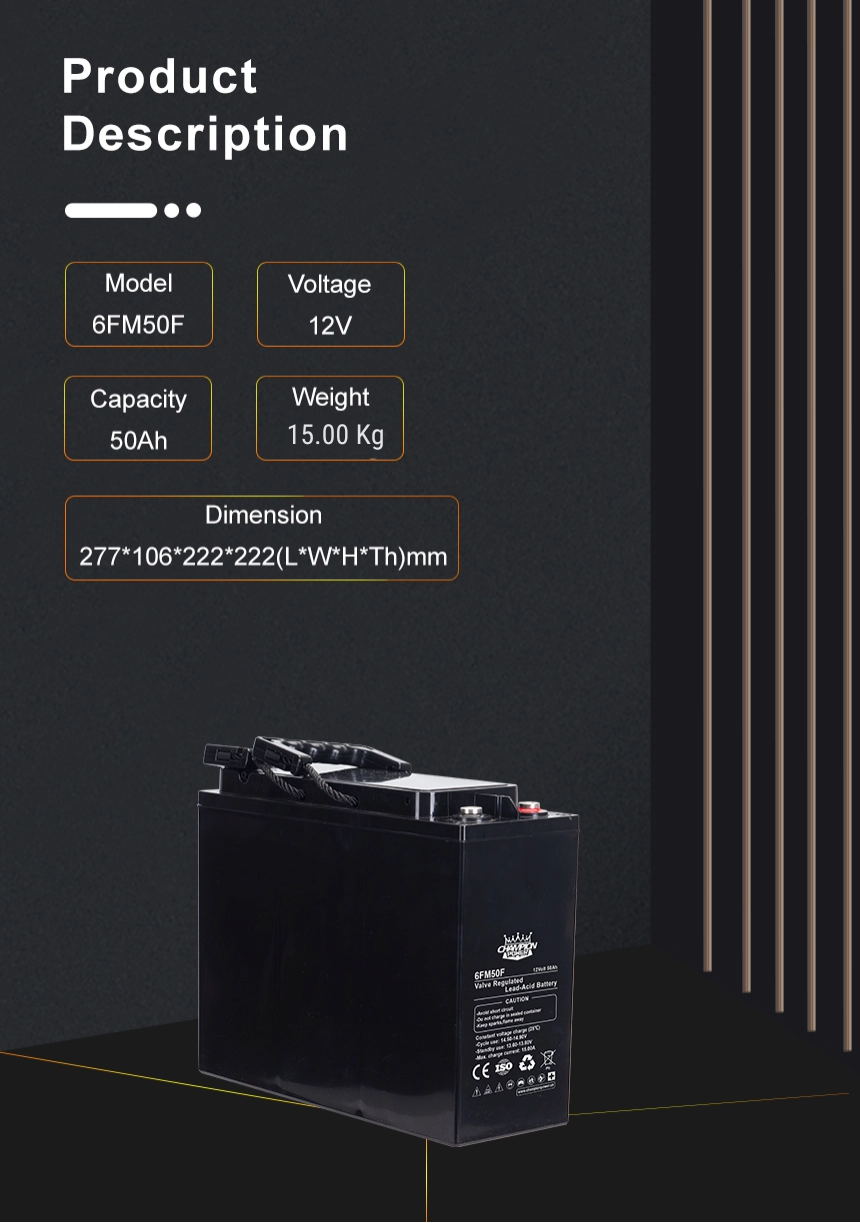 Batterie de borne avant 12V55AH
