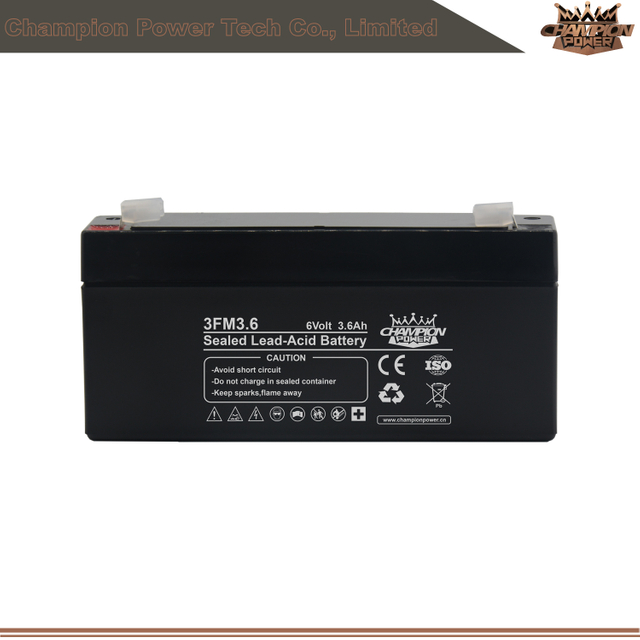3FM3.6 Batterie AGM 6V3.6AH