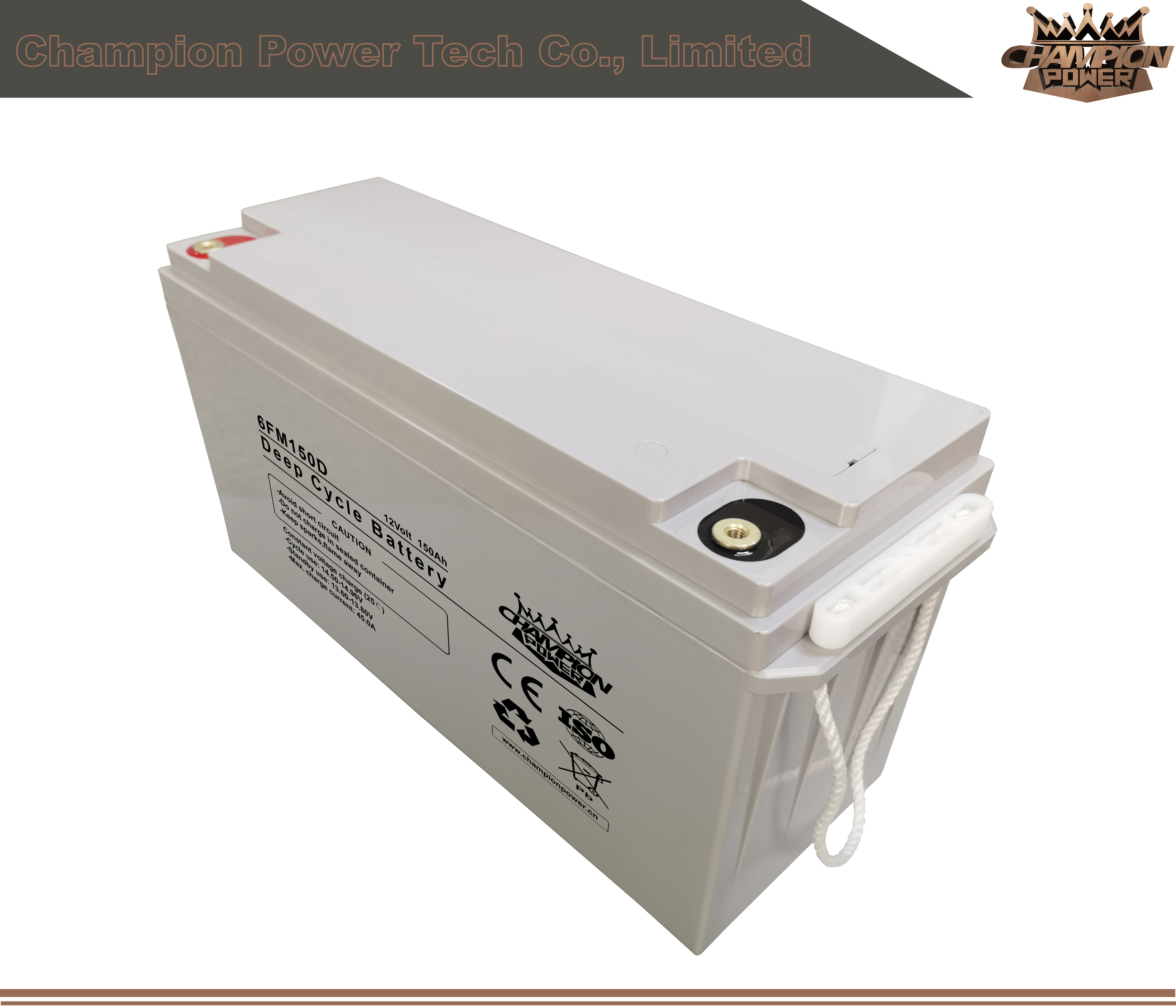 6FM150D 12V150AH Batterie à cycle profond
