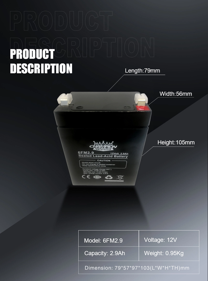 Batterie AGM 12V2.9AH