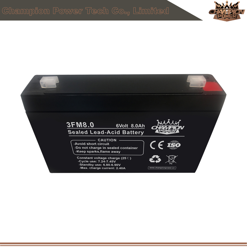 Batterie 6V8AH VRLA pour serrure de stationnement électrique