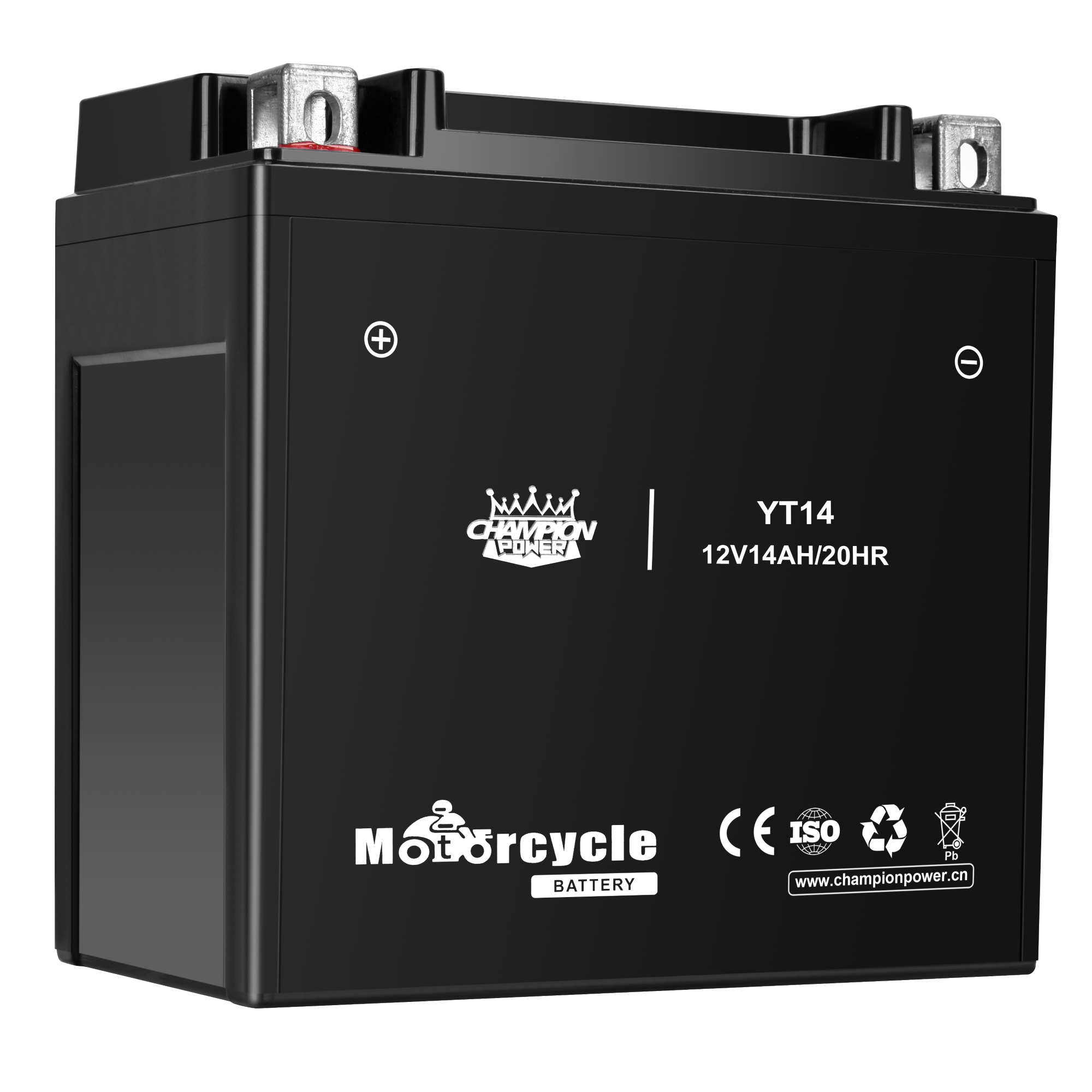 Batterie de moto YT14B 12V14AH