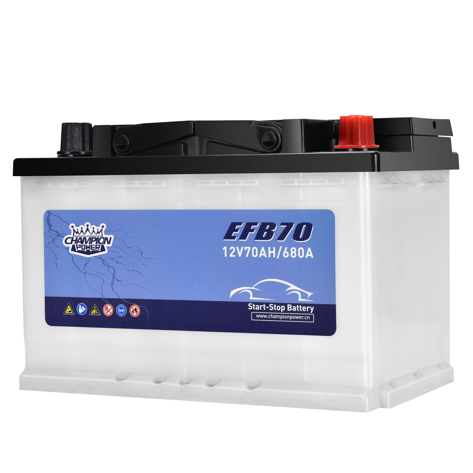 EFB70 12V70AH EFB Batterie (278 * 175 * 190)