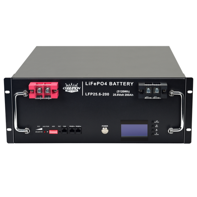 LFP25.6-200 25.6V200AH Batterie montée sur rack