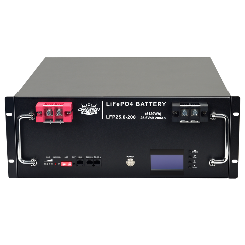 LFP25.6-200 25.6V200AH Batterie montée sur rack