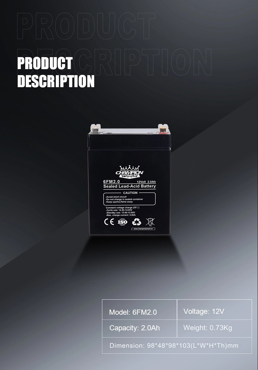 Batterie 12V 2.0h