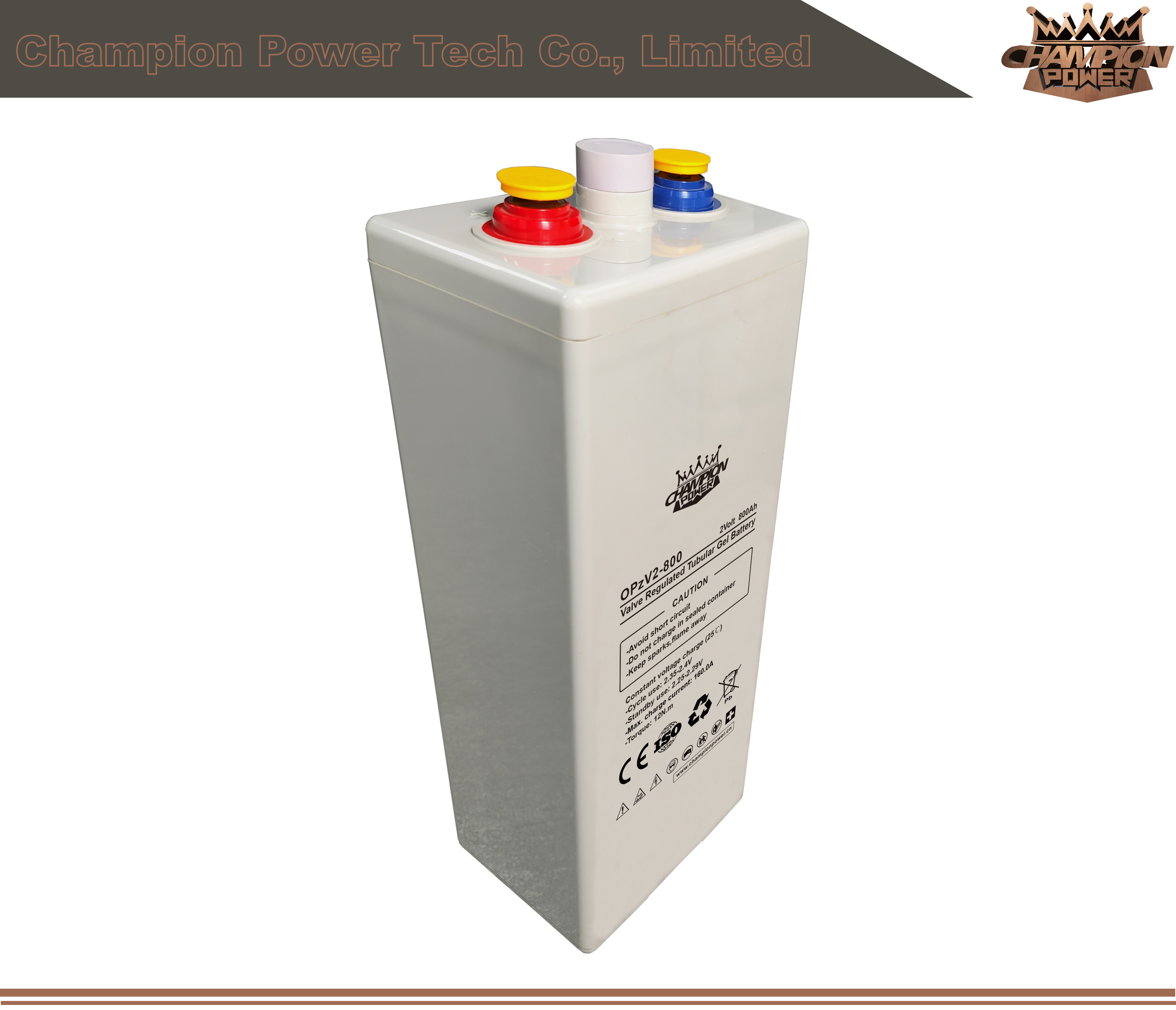 OPZV2-800 2V800AH BATTERIE OPZV