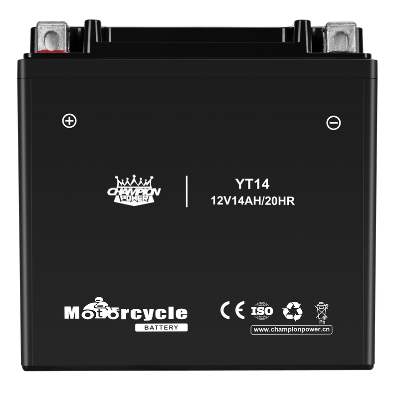Batterie de moto YT14B 12V14AH