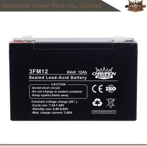 Batterie AGM 3FM12 6V12AH