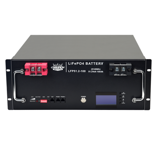 LFP51.2-100 51.2V100AH Batterie montée sur rack