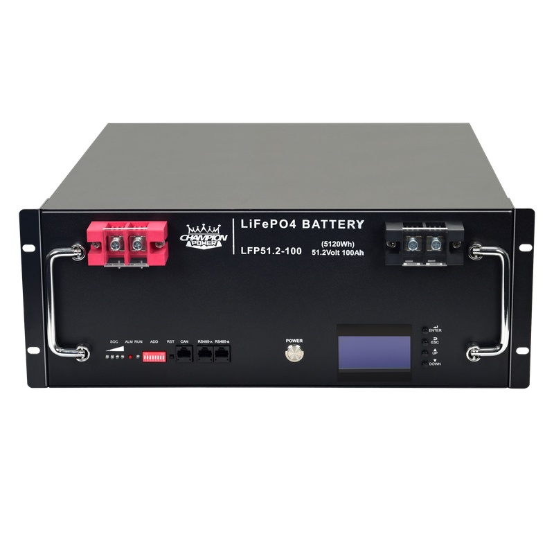 LFP51.2-100 51.2V100AH Batterie montée sur rack
