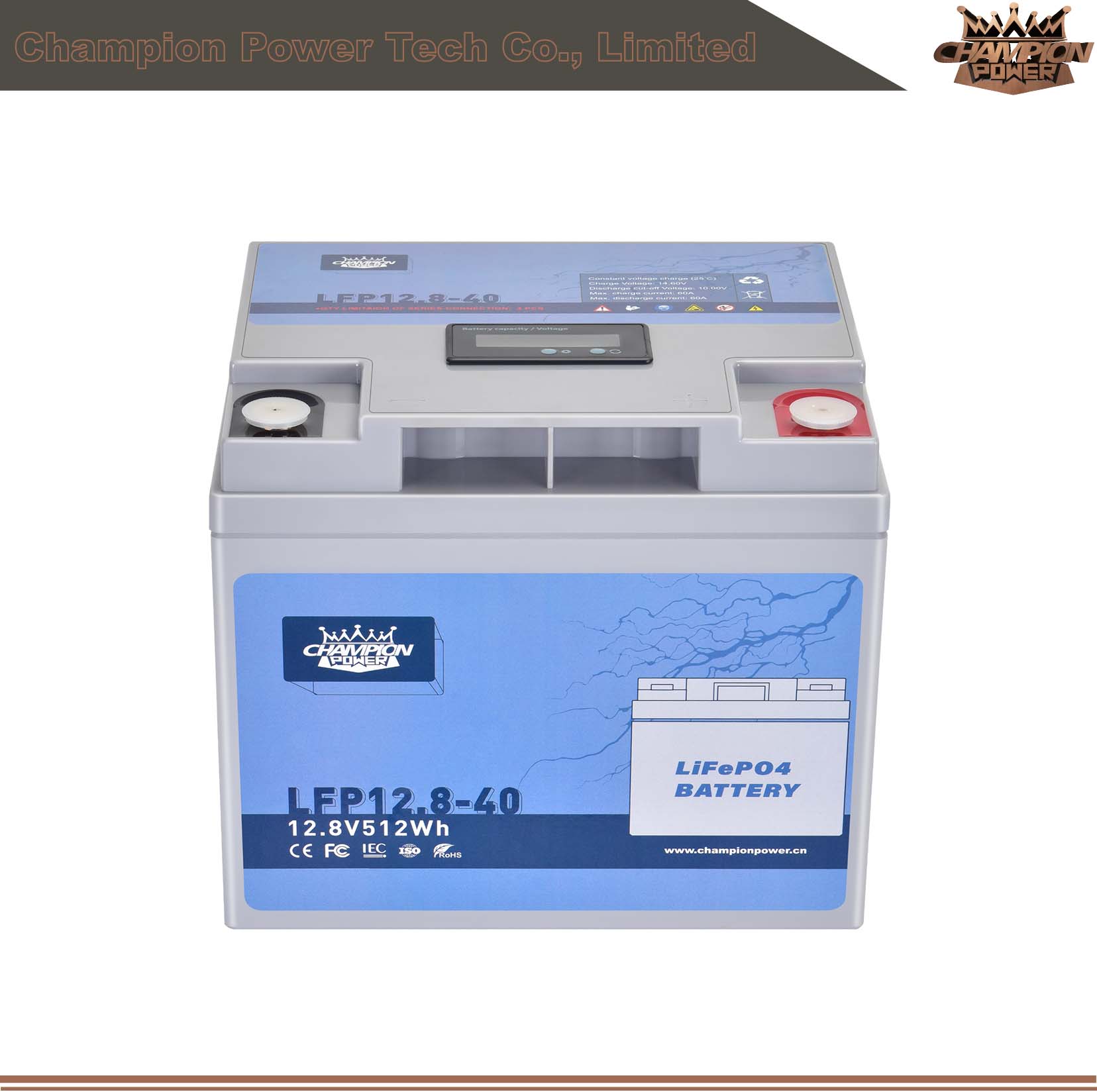 Batterie LFP12.8-40 12V40AH LIFEPO4