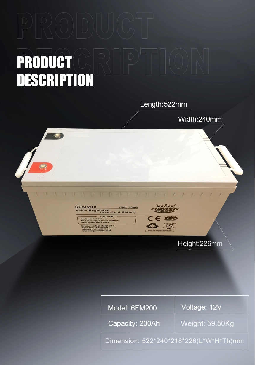 Batterie AGM 12V200AH
